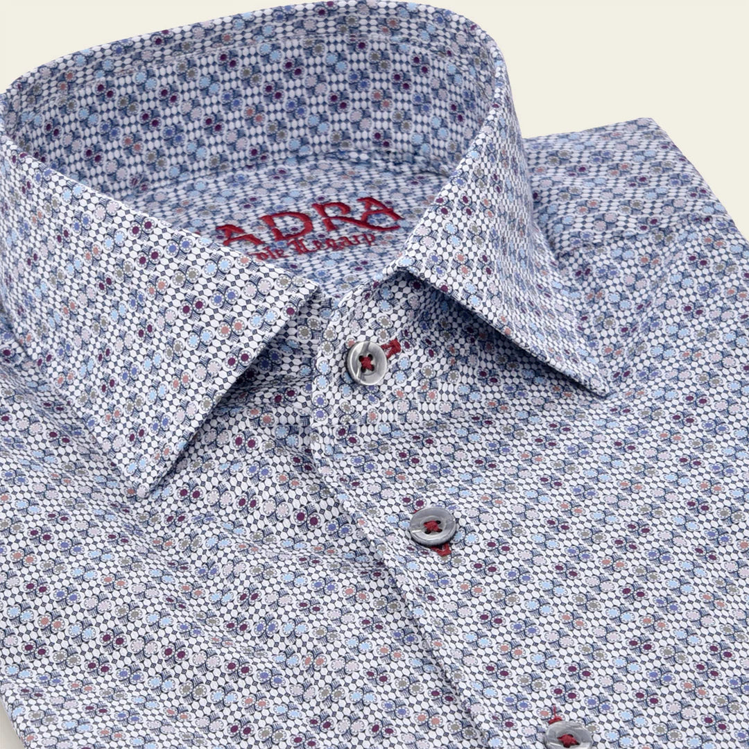 CMW842R Men's Casual Cotton Shirt - Stylish Multi-Pattern Button Down Shirt for Everyday Wear | Office, Outing & Date Night Outfits