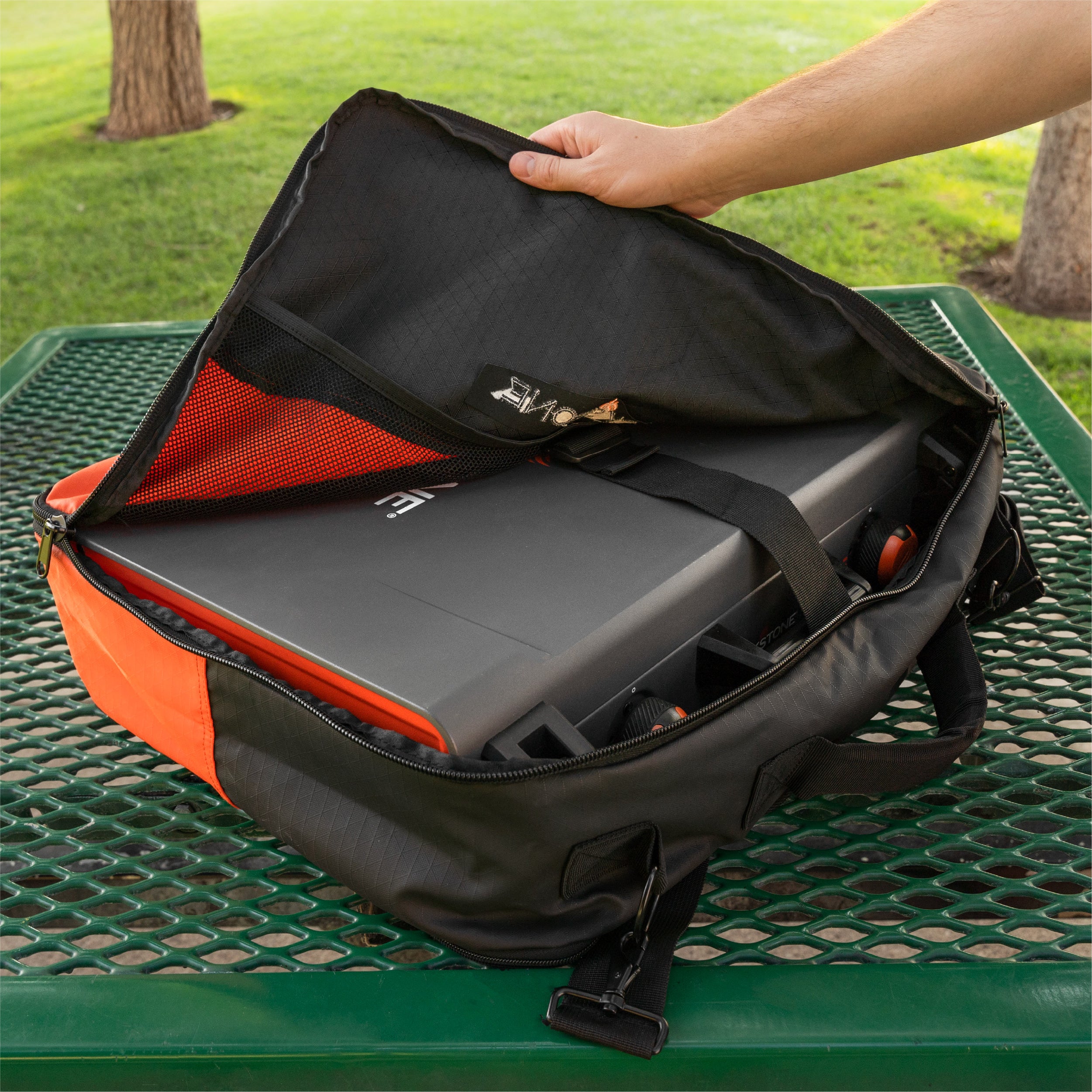 Portable Camping Griddle Carry Bag - Heavy Duty Waterproof Storage Case for Outdoor Cooking, BBQ, Picnics & Camping Trips