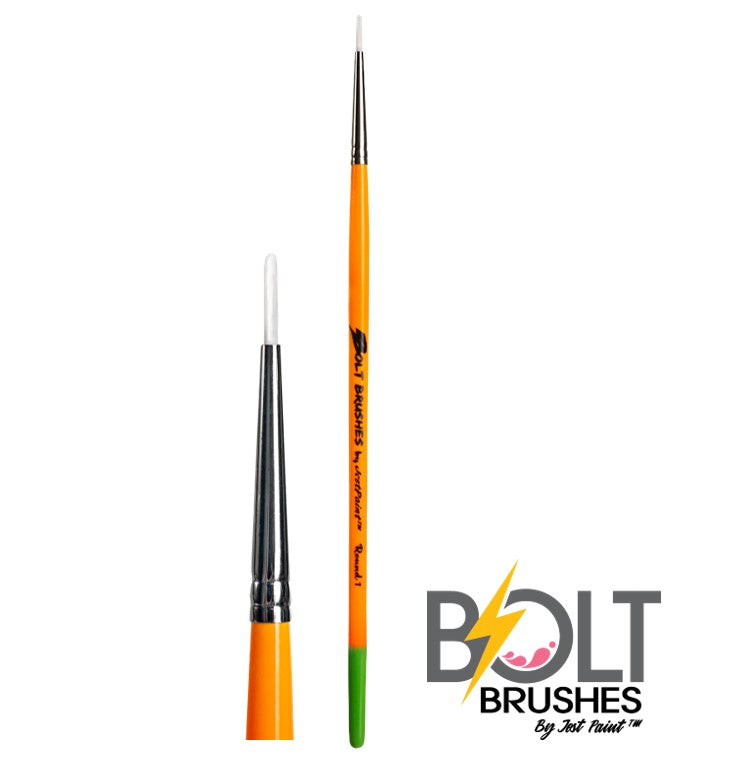 Bolt Paint Brushes by Jest Paint - Premium Artist Brushes for Acrylic, Oil & Watercolor Painting - Perfect for Canvas, Wood & DIY Art Projects