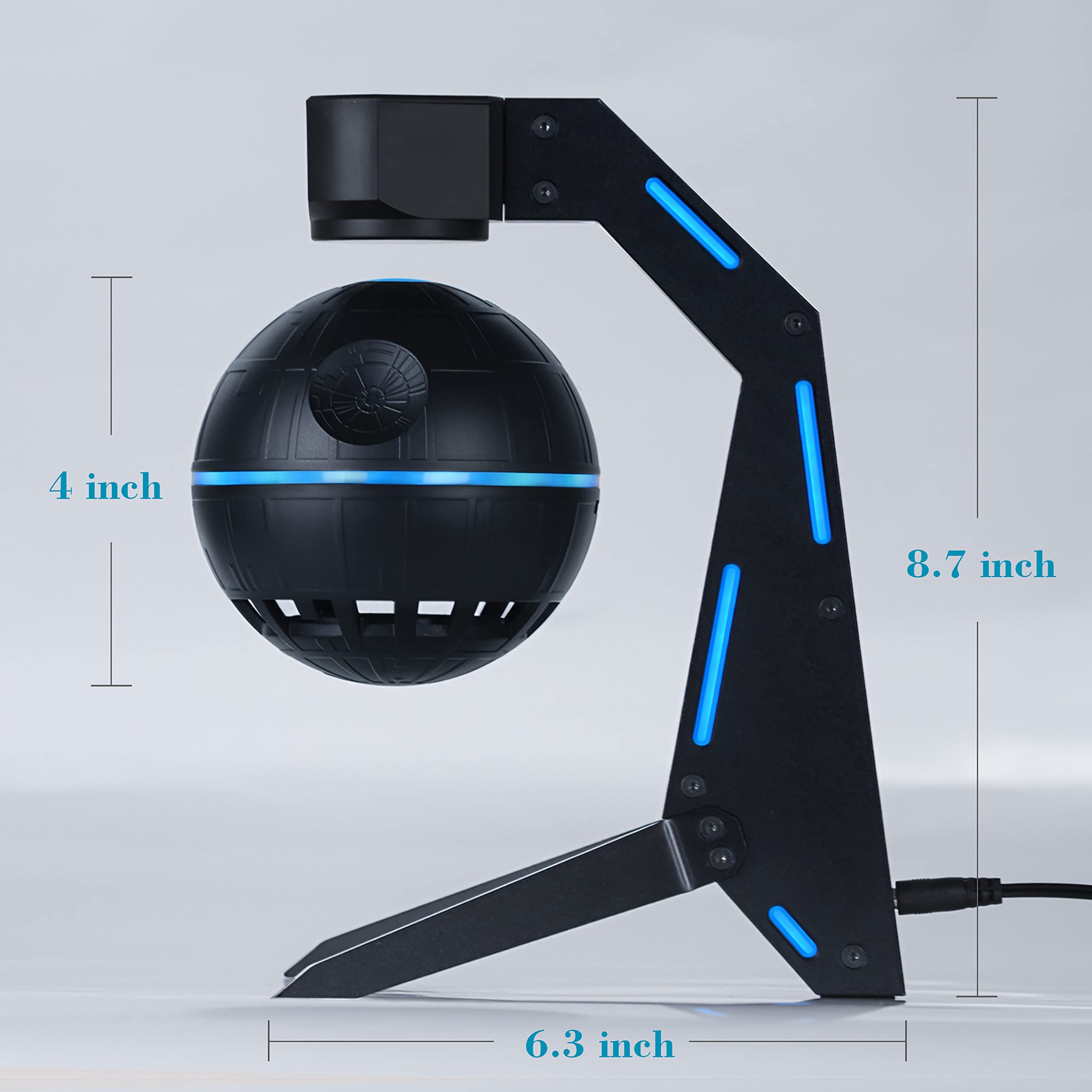 Floating Bluetooth Speaker with Magnetic Levitation - 5W Powerful Sound, Bluetooth 5.1, Cool Tech Gadget for Home & Office Decor | Perfect Gift for Men, Music Lovers & Tech Enthusiasts | Great for Parties, Bedroom, Workspace & Unique Gift Giving