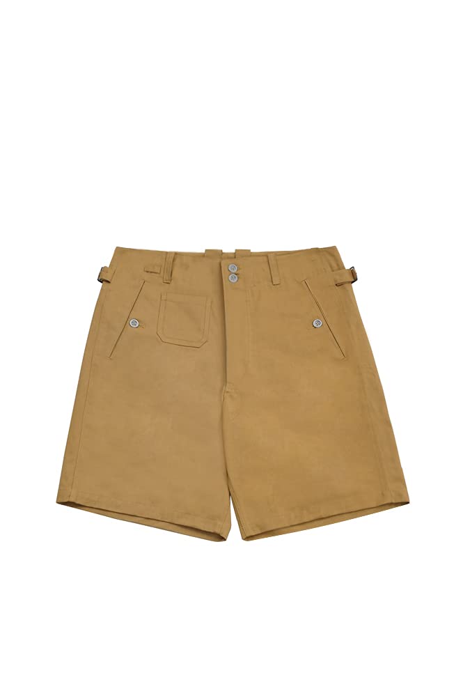 WW2 German Kriegsmarine DAK Tropical Afrikakorps Short Pants - Vintage Military Uniform for Reenactment, Cosplay & Historical Collectors