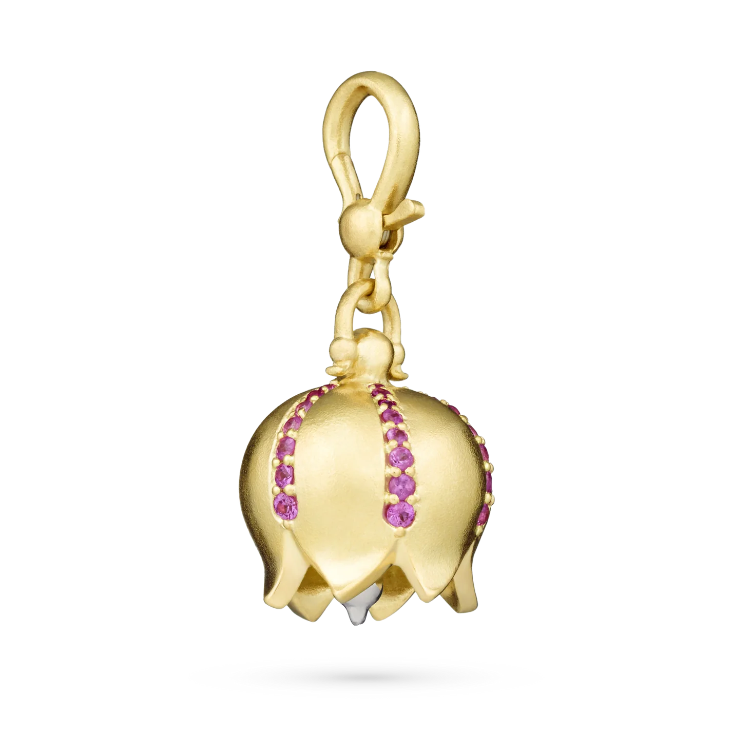 Paul Morelli Tinker Bell Pendant Necklace with Genuine Pink Sapphire - Perfect for Disney Fans, Gift Giving & Special Occasions