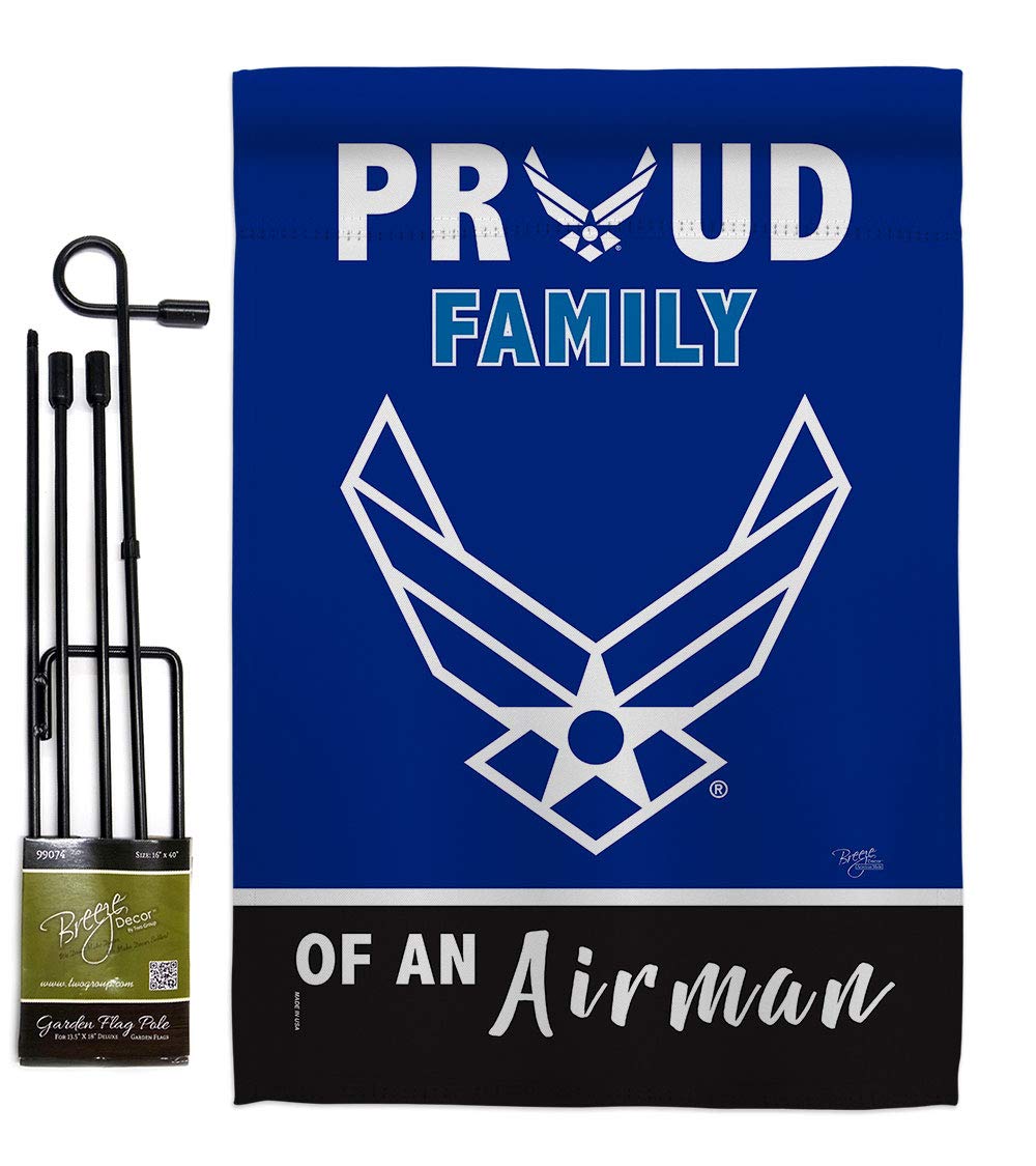 USA Military Garden Flag Set - Double-Sided 13x18.5in for Yard & Home Decor