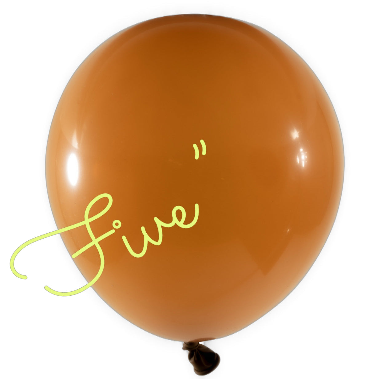 100 Pack 5 Inch Latex Balloons - Brown for Party Decorations, Birthday Celebrations & Baby Showers