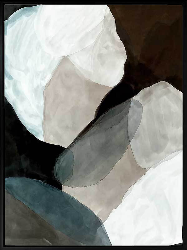 Dream Fragments I Canvas Art Print - Modern Abstract Wall Decor for Living Room, Bedroom & Office - Perfect for Home & Office Decoration