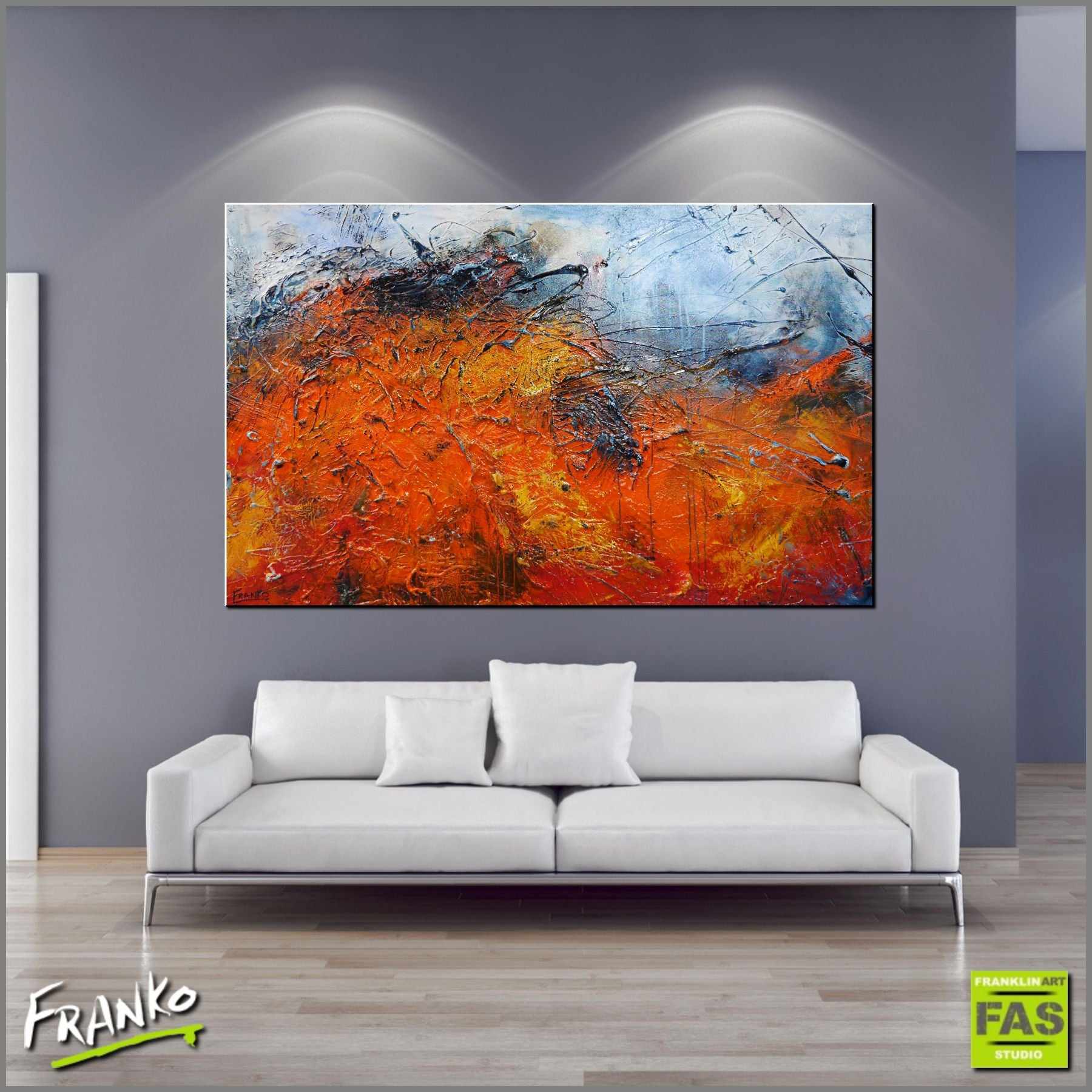Abstract Textured Painting - 63