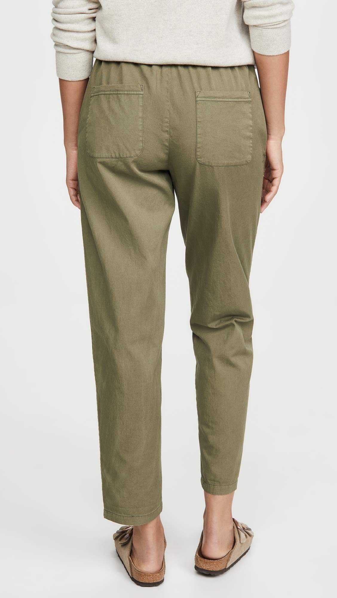 Velvet by Graham & Spencer Women's Misty Cotton Twill Pants - High Waisted Comfort Pants for Work, Travel & Casual Wear