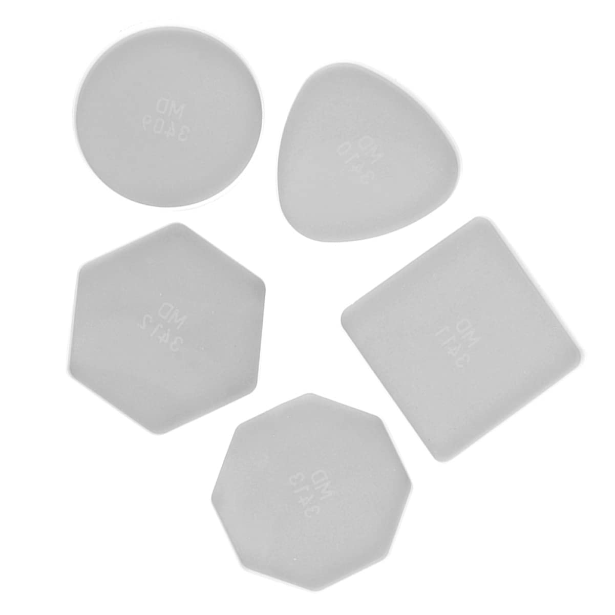COHEALI 5PCS Silicone Resin Coaster Molds for Epoxy Jewelry Making - DIY Cup Mats, Home Decor & Craft Projects