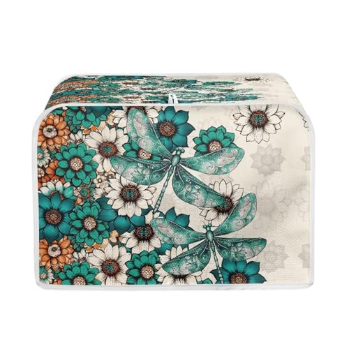 Vintage Dragonfly Flowers
