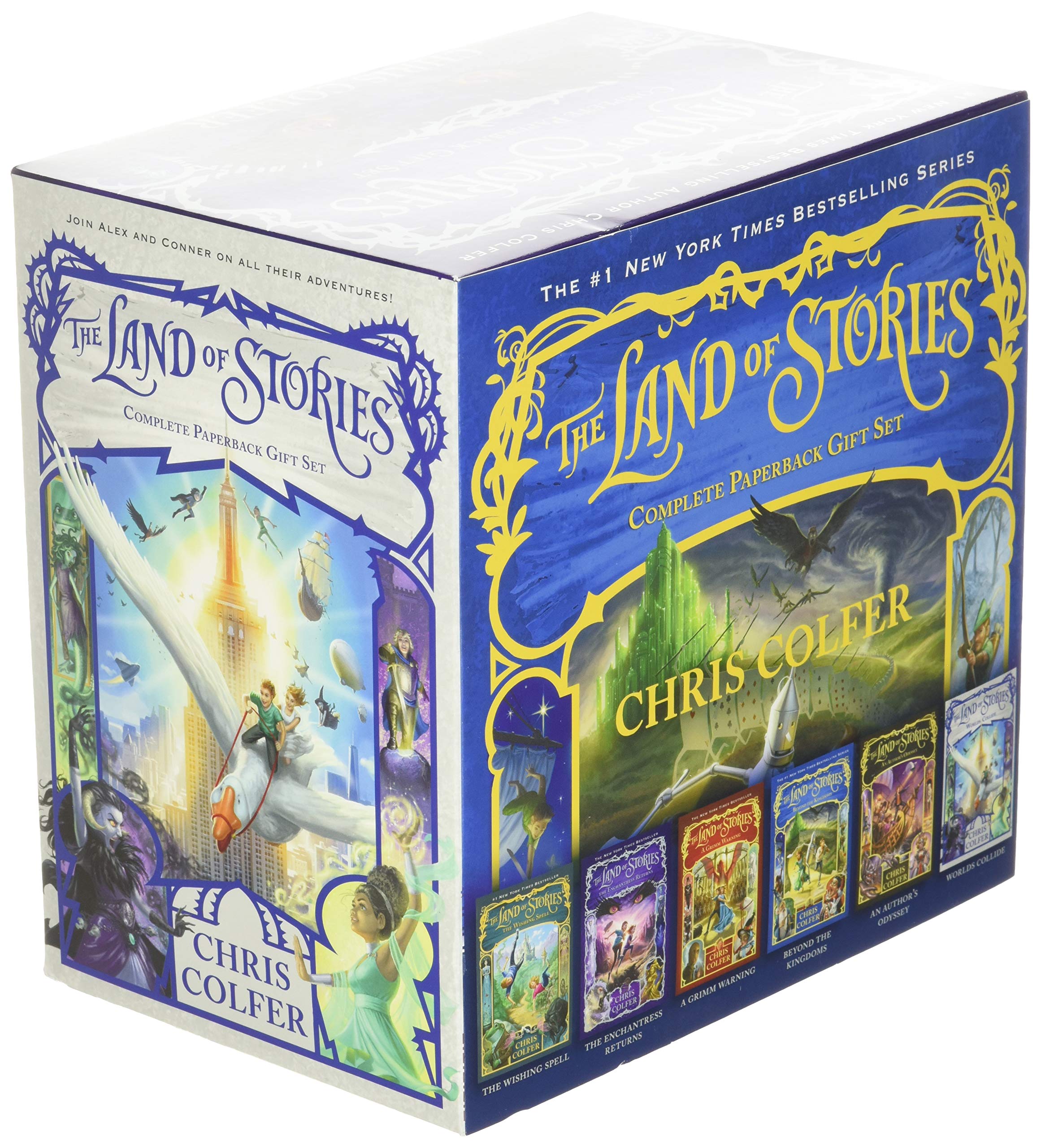 The Land of Stories Complete Paperback Gift Set - 6 Book Collection for Kids & Teens | Fantasy Adventure Books for Bedtime Reading & Family Storytime