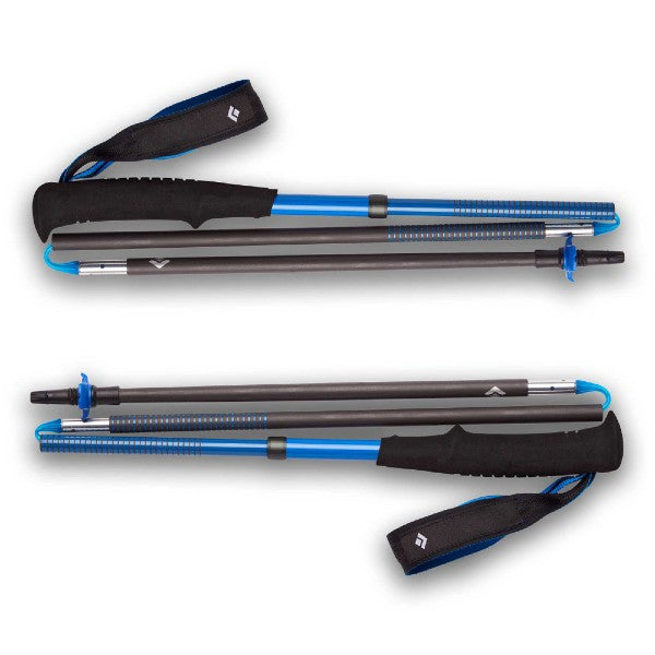 Black Diamond Distance Carbon Z Trekking & Running Poles - Lightweight Carbon Fiber Hiking Sticks for Trail Running, Backpacking & Outdoor Adventures