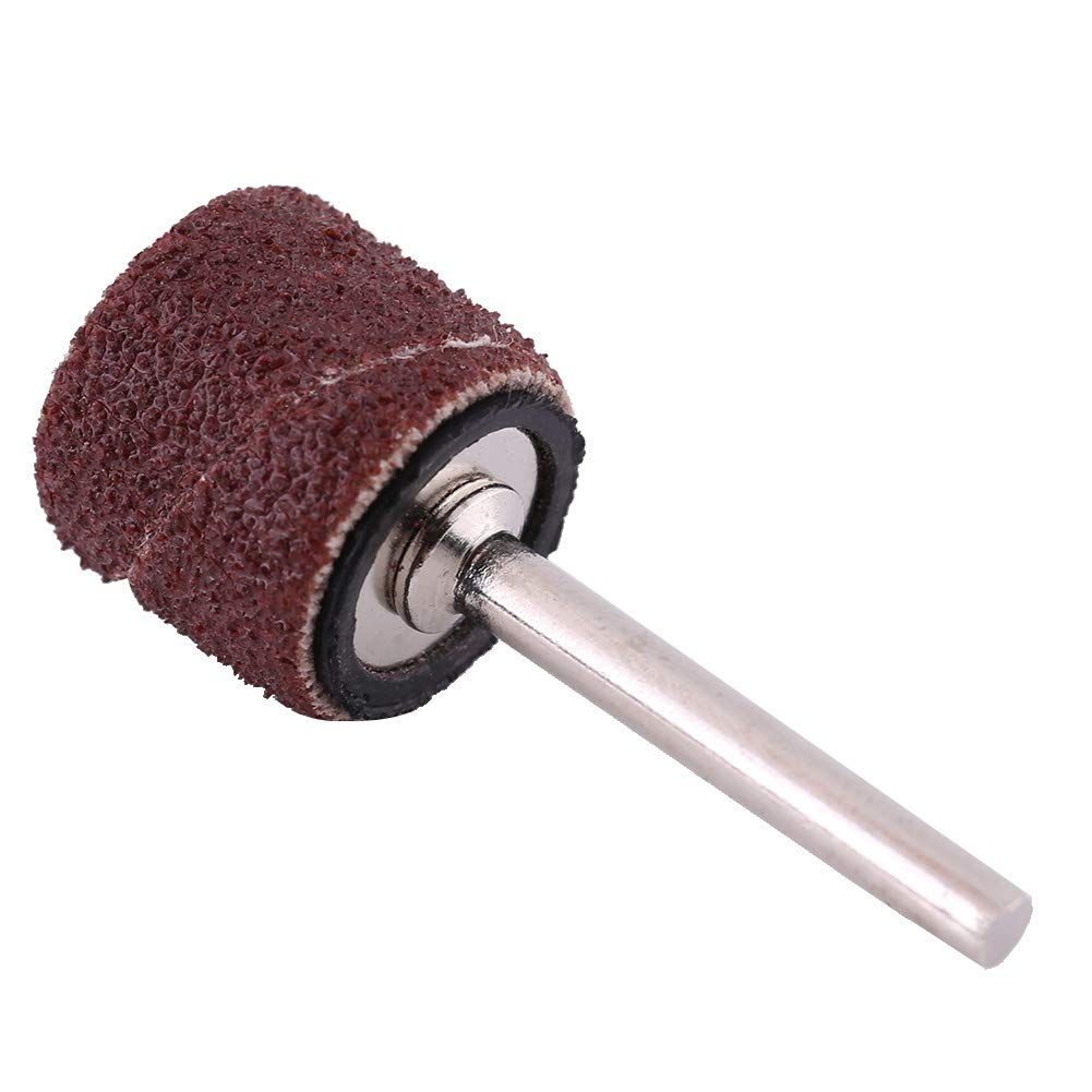 Drum Sanding Bands 80/320/600 Grit - Sanding Sleeves for Power Sanders, Woodworking & Craft Polishing Kit with Mandrel - Perfect for DIY Projects, Furniture Refinishing & Metal Grinding