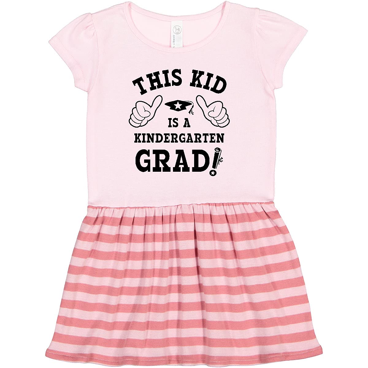 Inktastic Kindergarten Graduation Dress for Toddlers - Cute & Comfortable Outfit for Kids' Graduation Ceremony & School Events