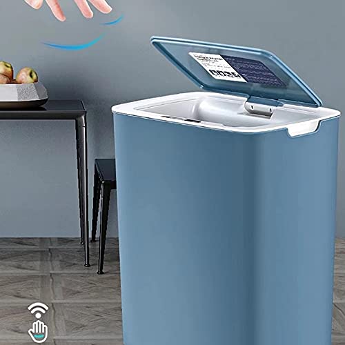 14L Smart Induction Trash Can - Automatic Motion Sensor Dustbin for Kitchen, Bedroom & Bathroom | Touchless Electric Waste Bin with Odor Control | Ideal for Home, Office & Indoor Use (Pink)