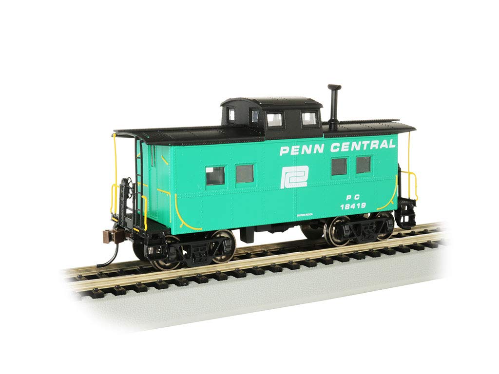 Bachmann Trains HO Scale Northeast Steel Caboose - Penn Central #18419 - Jade Green Model Train for Collectors & Railroad Enthusiasts - Perfect for Layouts, Displays & Dioramas