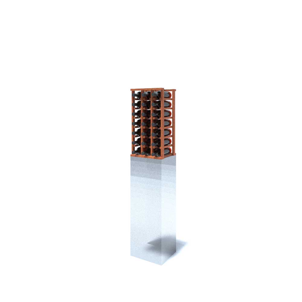 3-Tier 21-Bottle Wine Rack - 27 Inch Tall Upper Cabinet Organizer for Kitchen, Bar, or Dining Room Storage