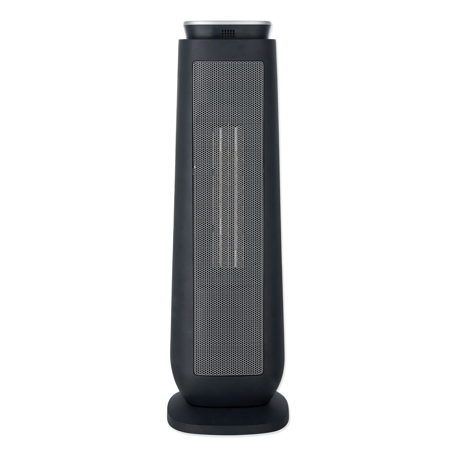 Alera® 1500W Ceramic Space Heater with Remote Control - 7.17 x 7.17 x 22.95 Inches, Black - Perfect for Office, Bedroom & Home Use