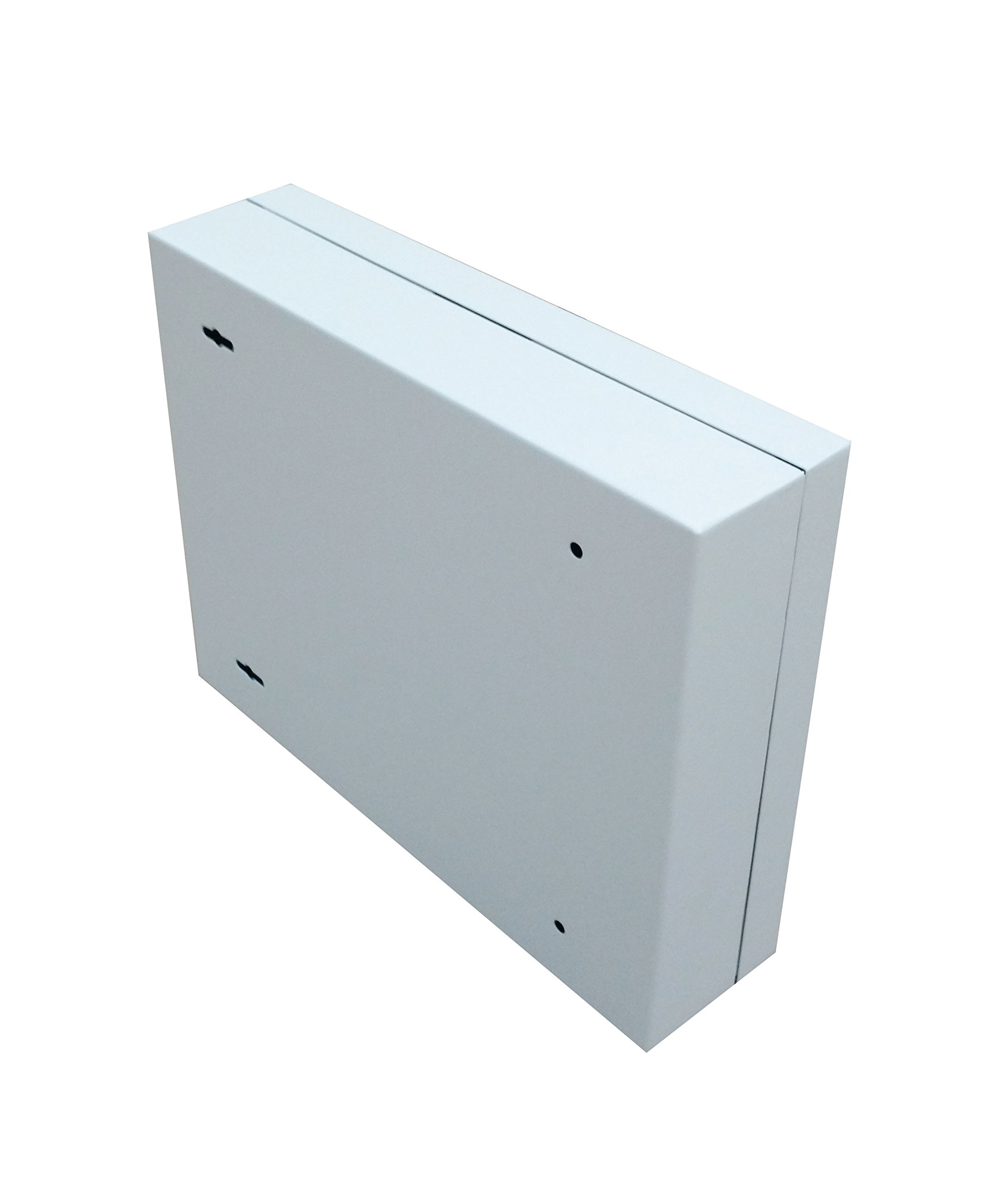 FixtureDisplays Secure Steel Key Storage Cabinet - 90 Key Capacity, Gray Wall-Mounted Lock Box for Garage & Home Organization - Durable Key Organizer with Lock for Security - Perfect for Keys, Tools & Small Items Storage