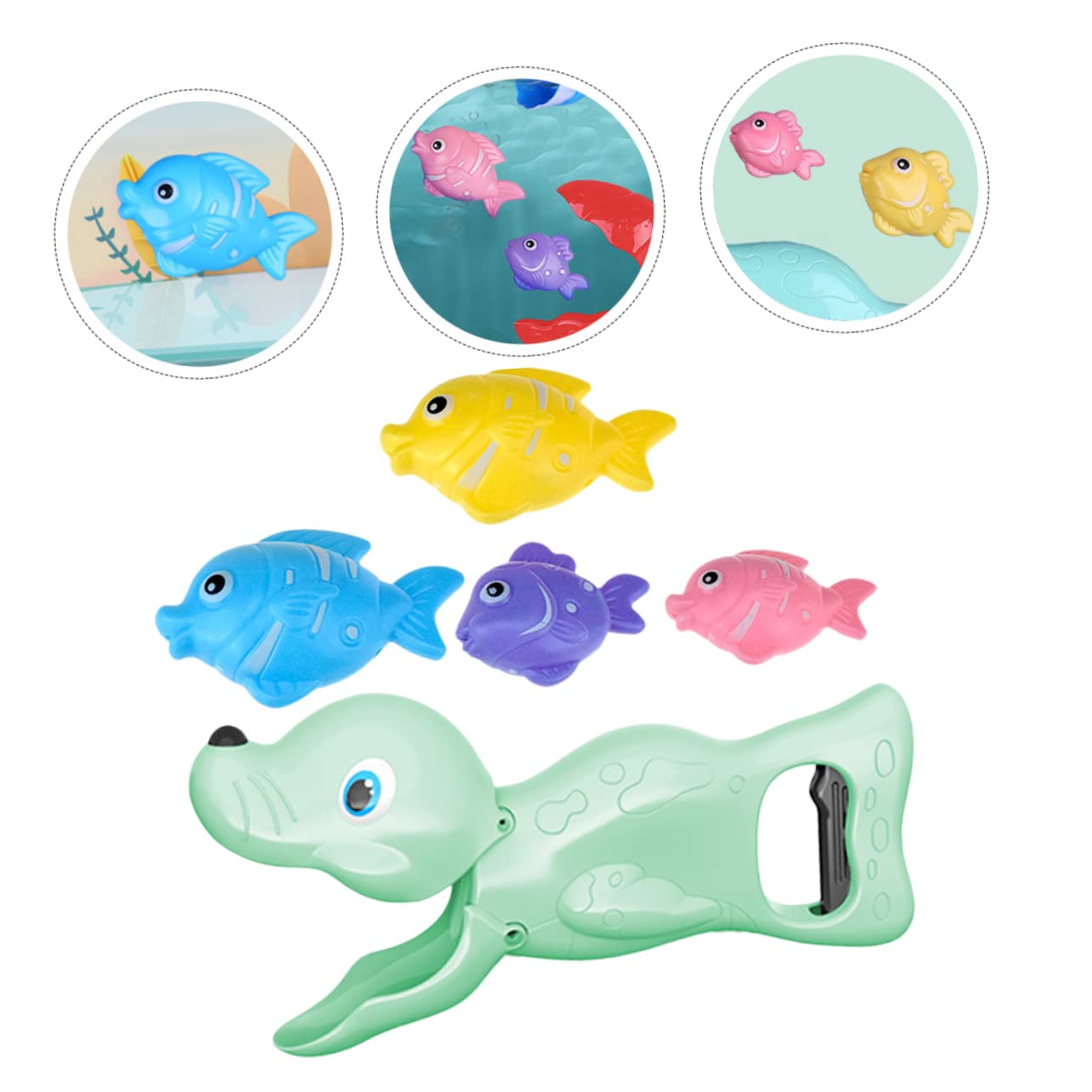 HEMOTON 2 Pack Bath Toys for Kids - Colorful Floating Light-Up Pool & Bathtub Toys for Toddlers | Fun Bath Time & Swimming Pool Playtime