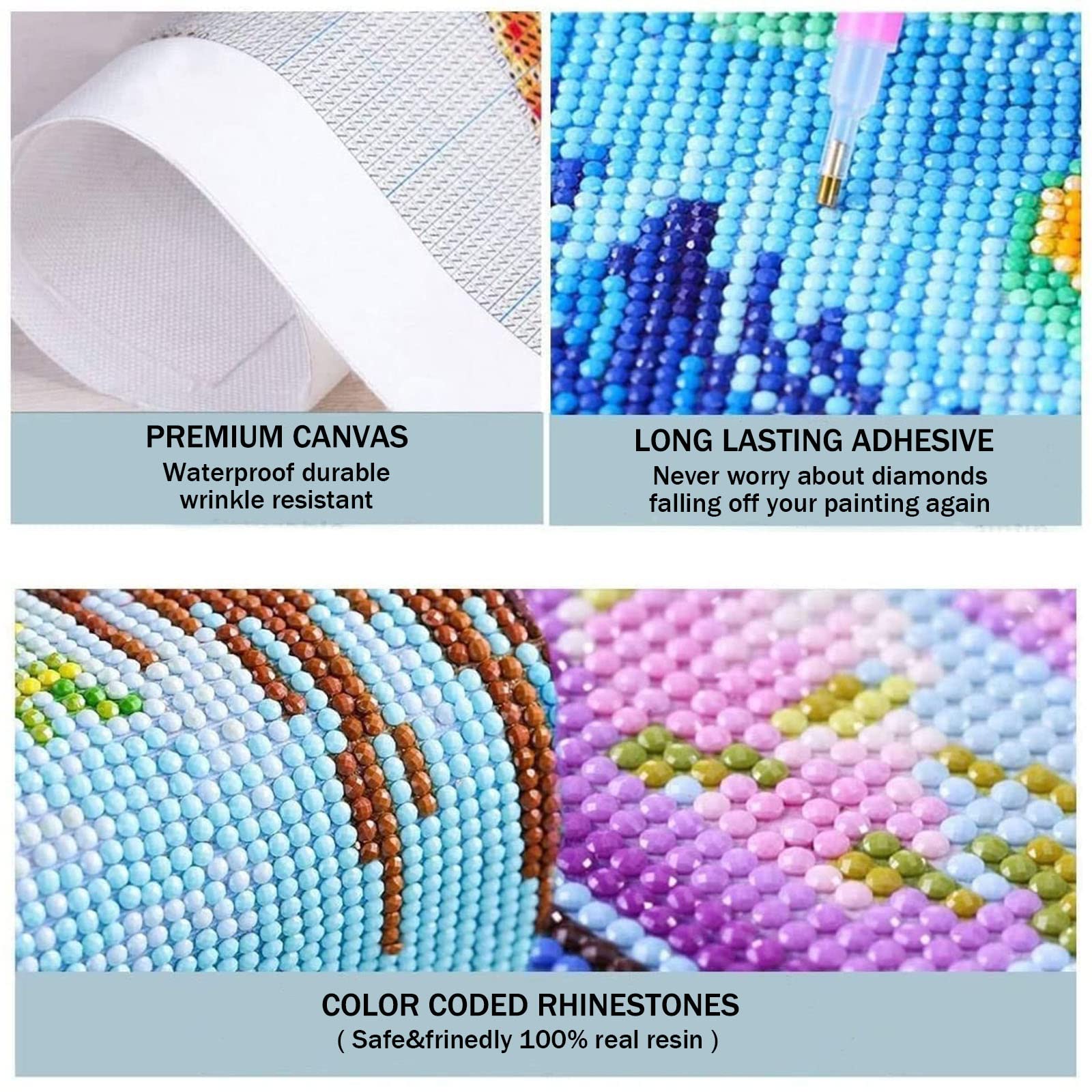 DVWIVGY Mexican American Flag Diamond Painting Kit for Adults & Kids - Full Drill 5D DIY Diamond Art with Accessories - 12x16 Inch Crystal Rhinestone Wall Decor - Perfect for Home Decor, Gifts, and Relaxation Therapy