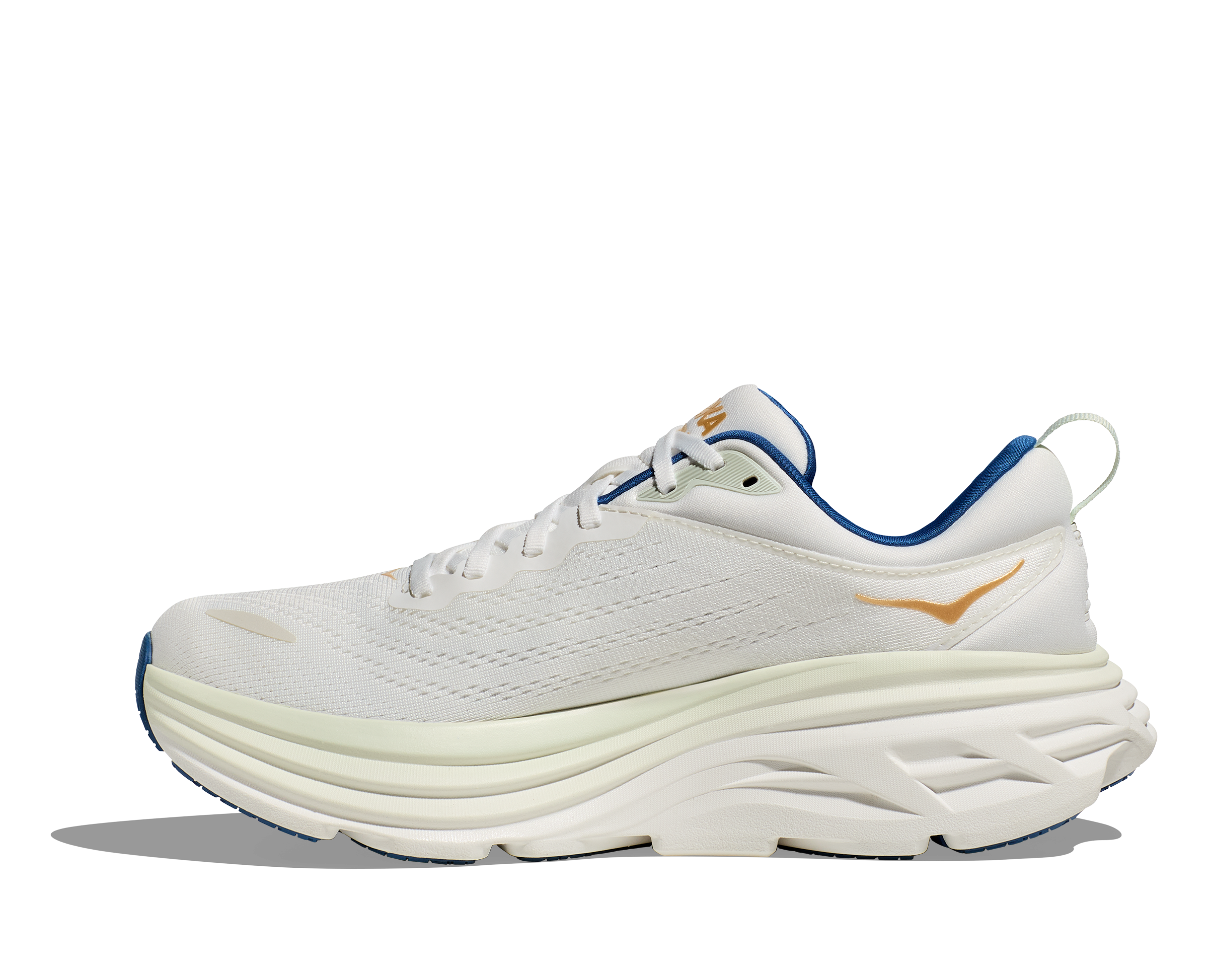HOKA Bondi 8 Running Shoes for Men - Cushioned Road Running Sneakers with Maximum Comfort for Marathon, Jogging & Daily Wear