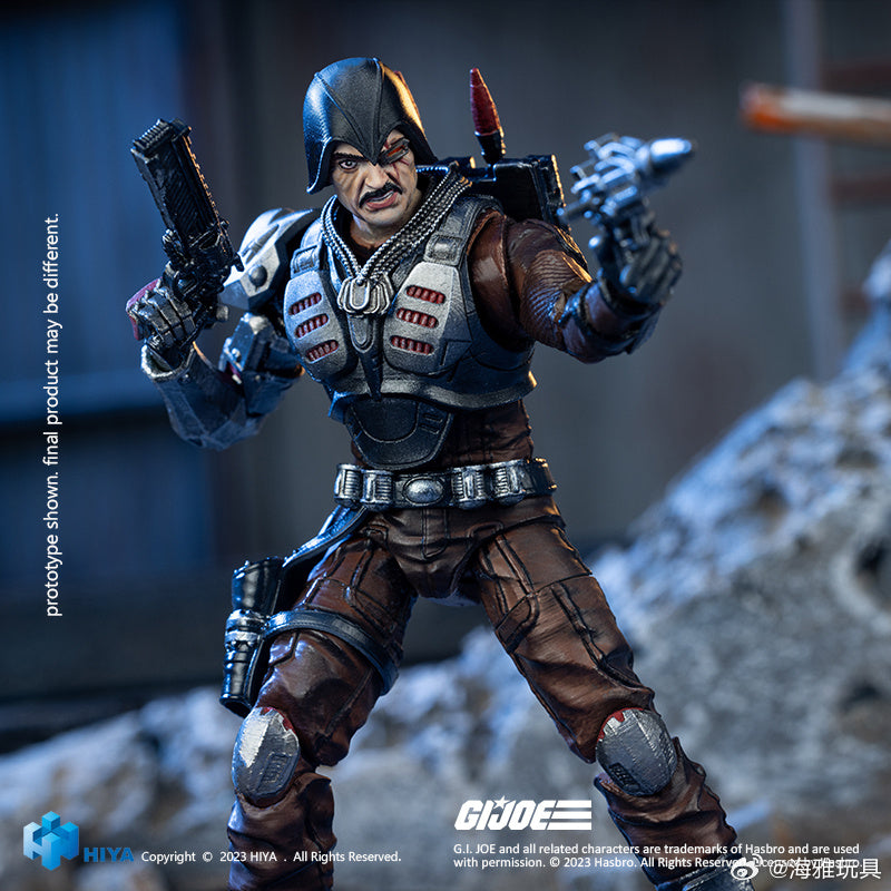 1/18 Scale HIYA 4-Inch Action Figure - Exquisite Mini Series G.I.Joe Major Bludd Collectible Toy for Display & Play | Perfect for Collectors, Gift Giving & Role-Playing Scenes