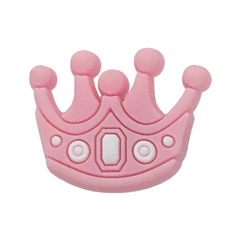 1Pcs Cute Pink Shoe Charms Pin for Crocs - DIY Shoe & Wristband Accessories for Women & Kids - Perfect for Party, Christmas Gifts & Everyday Decoration