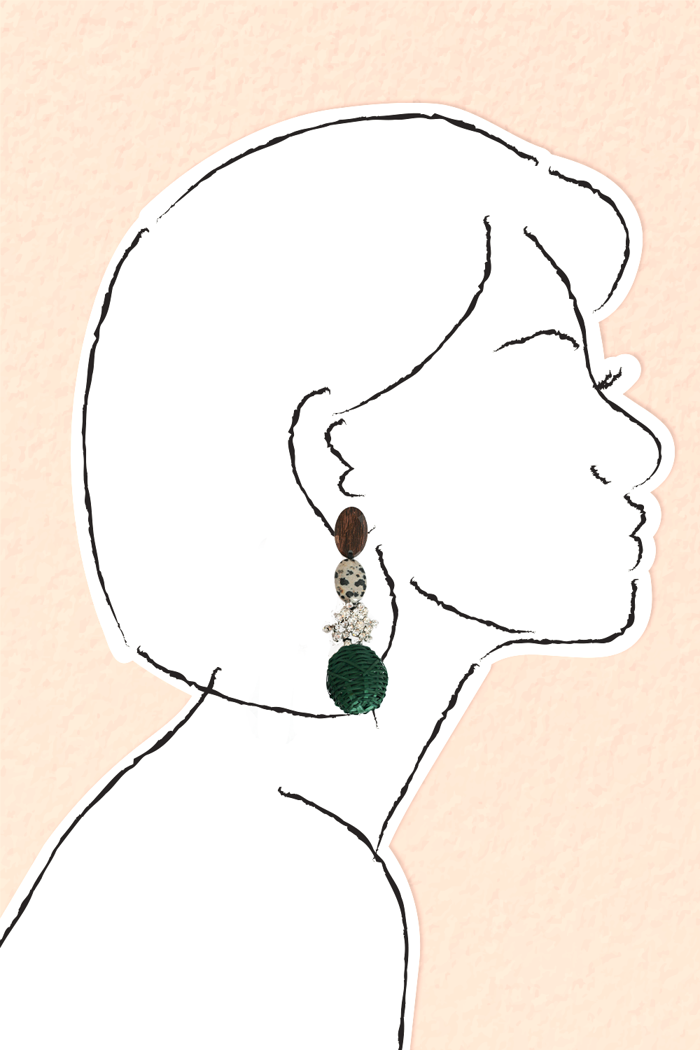 Handmade Wicker Basket Weave Earrings - Bohemian Green Statement Jewelry for Women | Perfect for Summer Festivals, Beach Vacations & Boho Chic Outfits