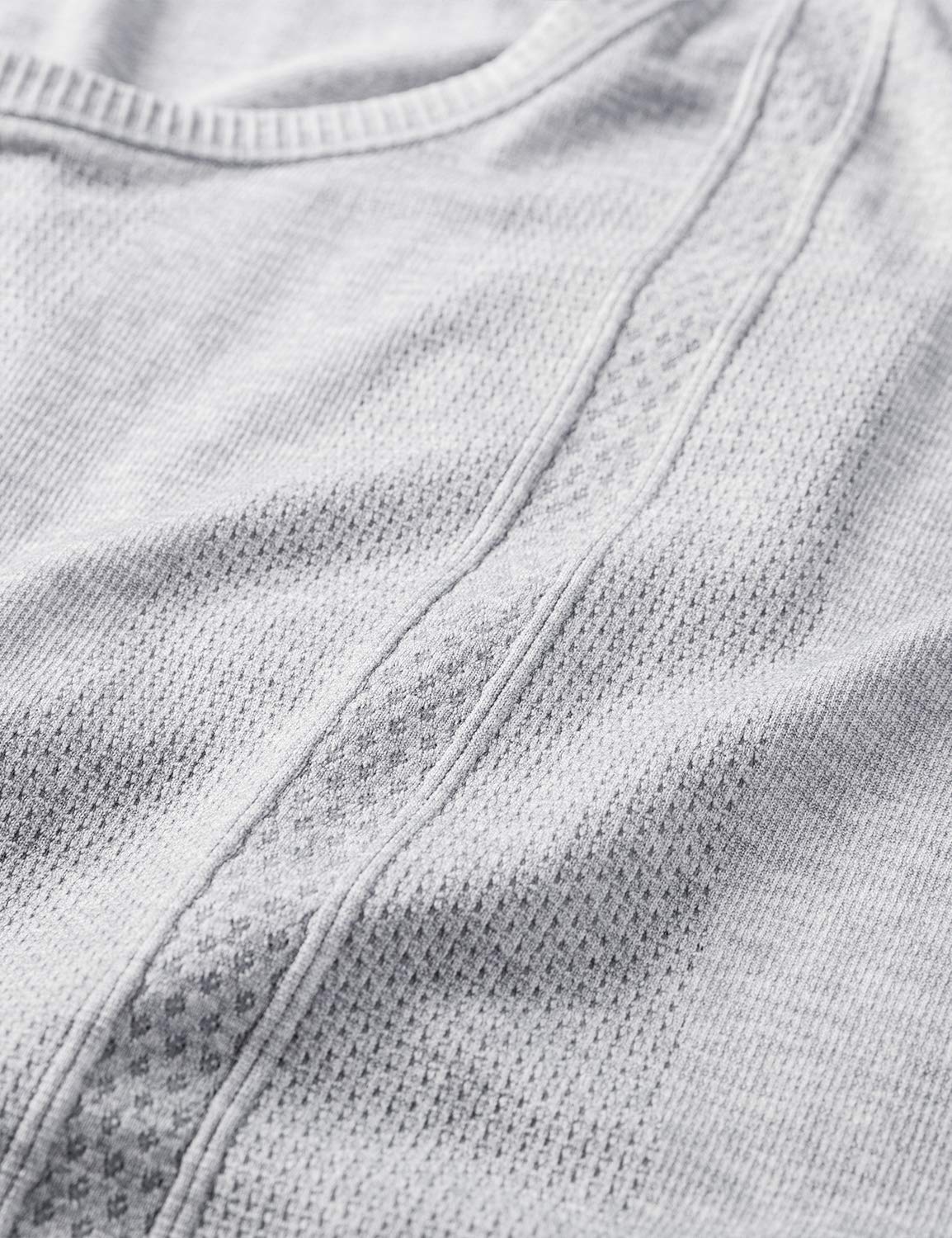 CRZ YOGA Women's Seamless Workout Tank Top - Racerback Athletic Running Yoga Gym Shirt - Long Length for Women's Fitness, Yoga & Active Lifestyle