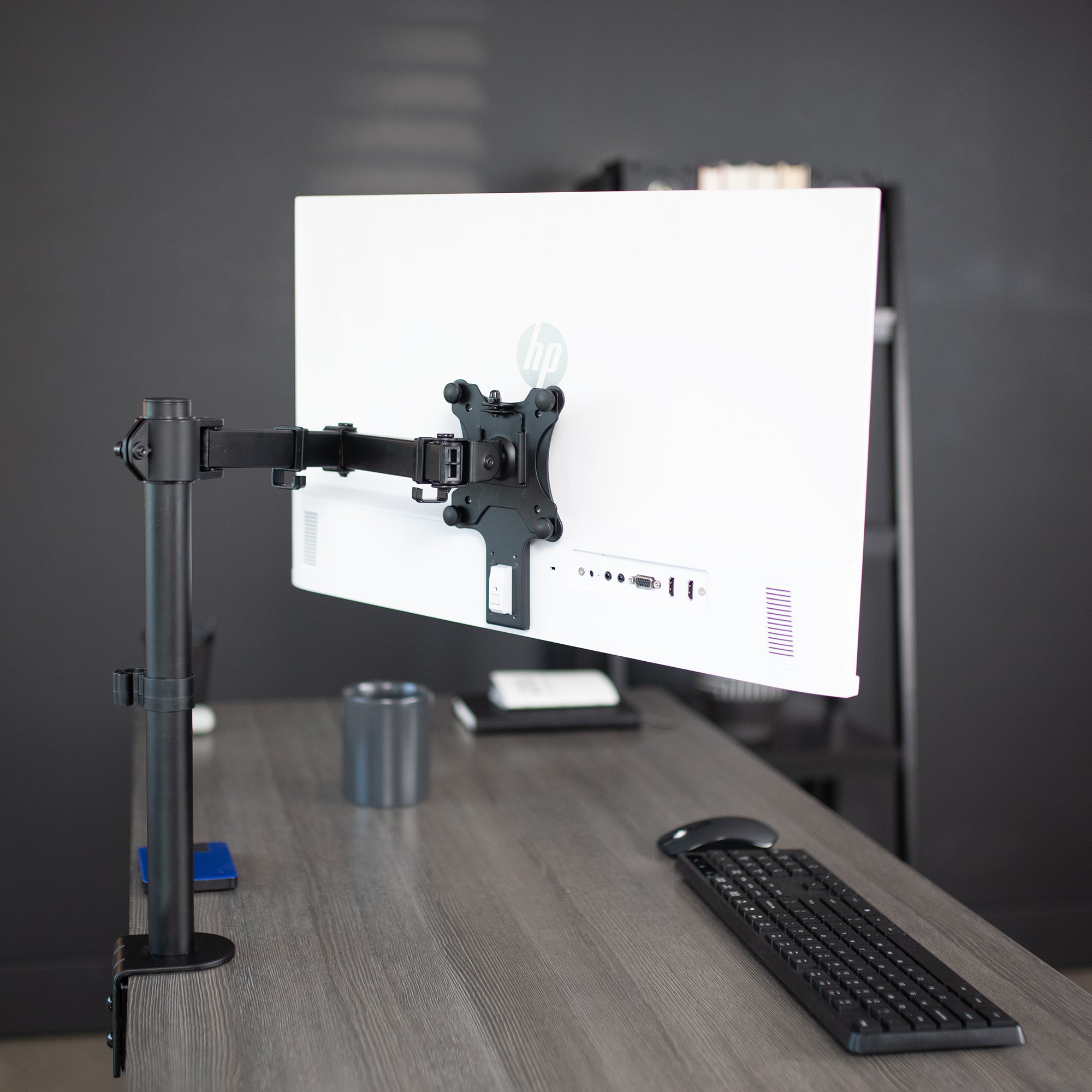VESA Mount Adapter for HP M Series Monitors - Universal Bracket for Wall Mounting & Desk Setup - Perfect for Home Office, Gaming & Workspace Organization