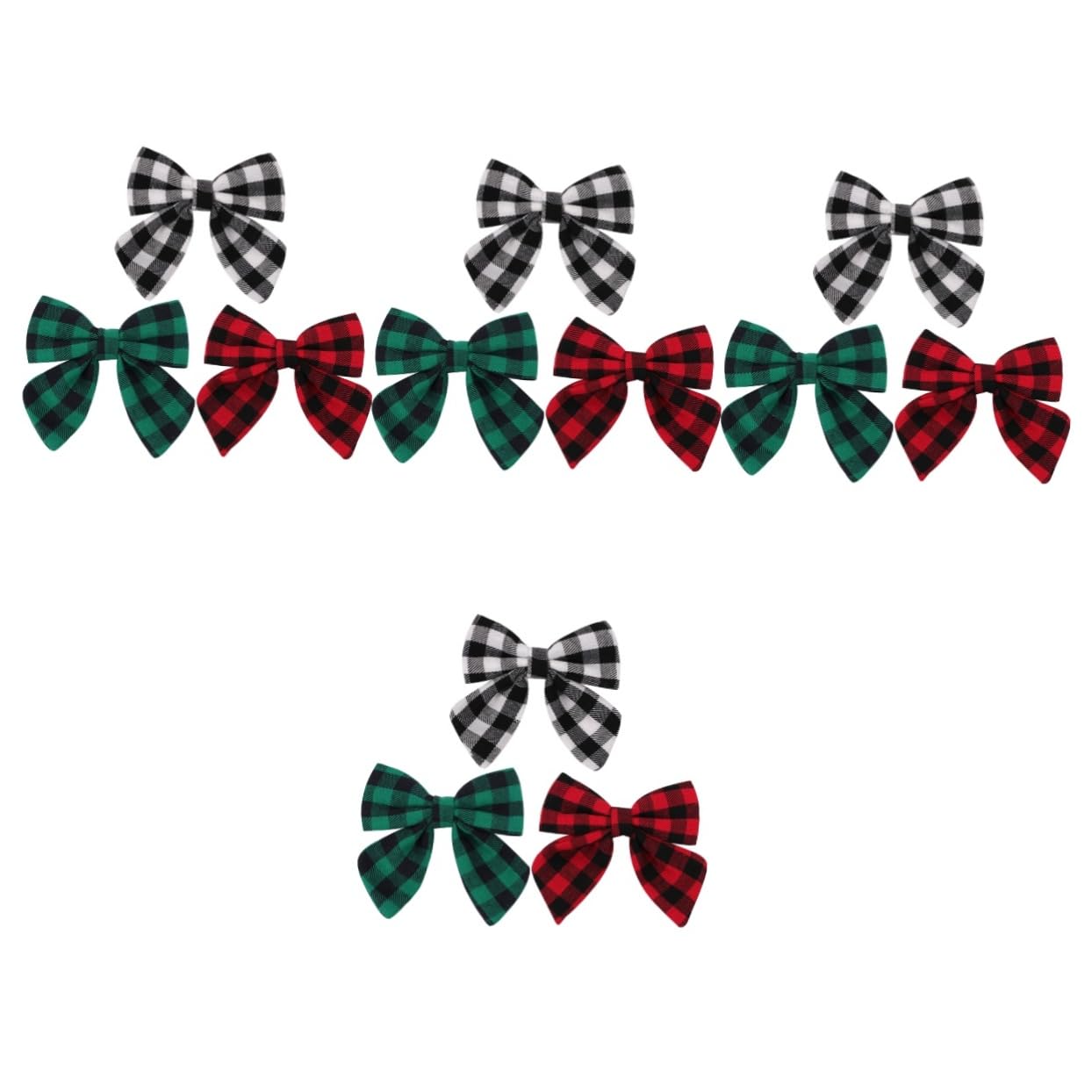 12 Pcs Hairpin Bowknot Hair Clips - French Barrettes Hair Accessories for Girls, Baby Ribbon Bows, Small Fresh Hair Slides (Cotton Linen) - Perfect for Parties, Weddings & Daily Styling