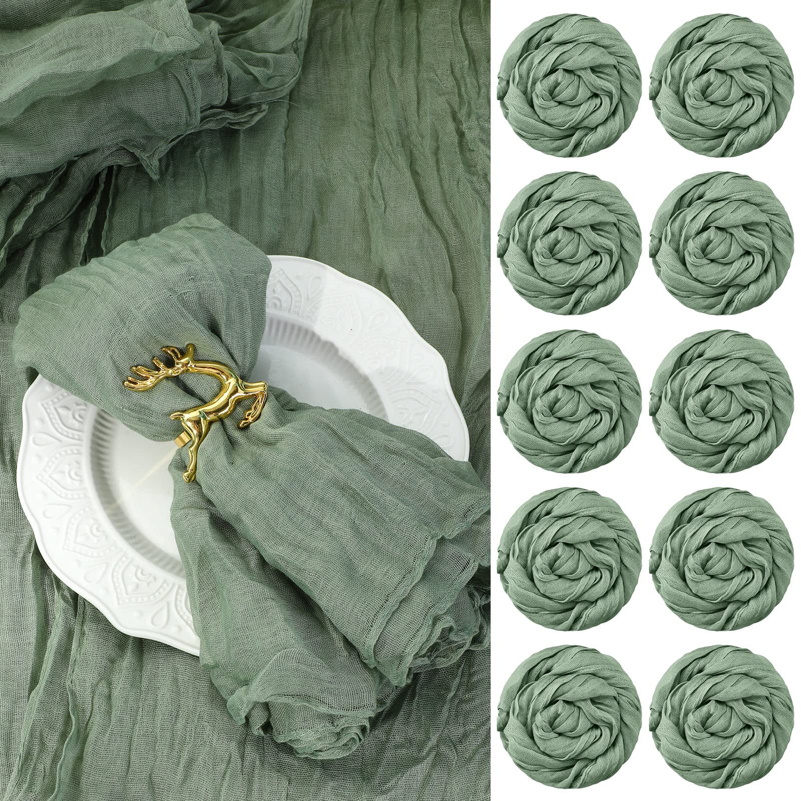 Premium 100-Pack Gauze Cheesecloth Napkins 19.7