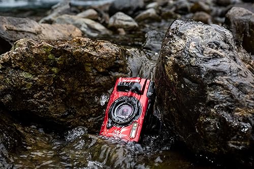 OM SYSTEM Tough TG-7 Waterproof Digital Camera 16MP 4K Video - Perfect for Underwater Photography, Hiking & Outdoor Adventures