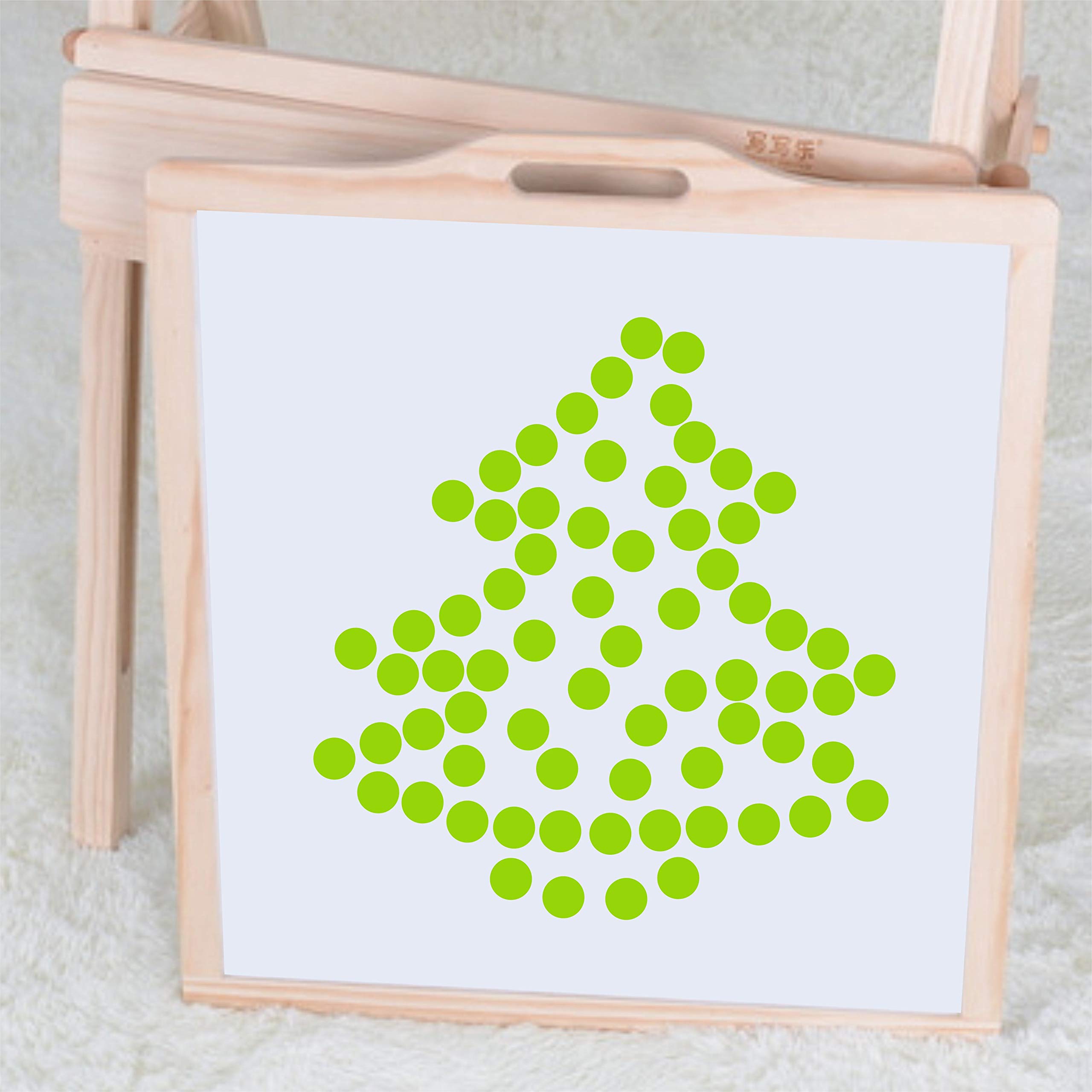 1050 PCS 3/4 Inch Round Color-Code Dot Stickers - Light Green Circle Labels for Classroom, Office, File Organization & Inventory Management