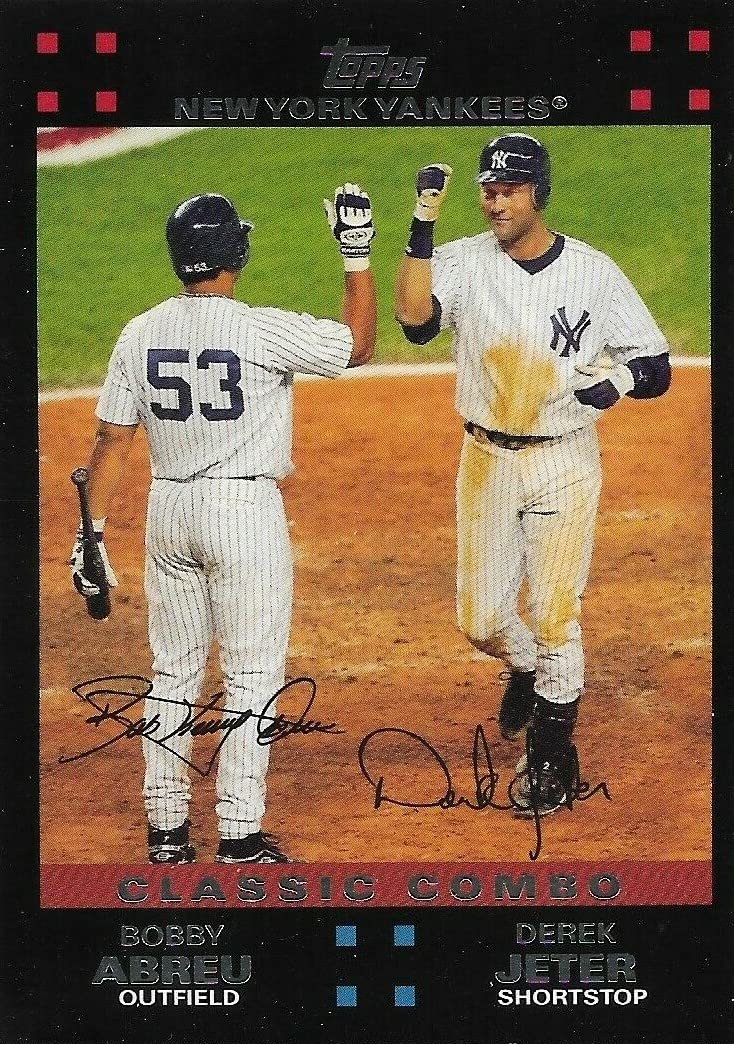 2007 Topps New York Yankees Limited Edition Factory Sealed Baseball Card Set with Exclusive Bonus Cards - Perfect for Collectors, Yankees Fans & Sports Memorabilia Enthusiasts