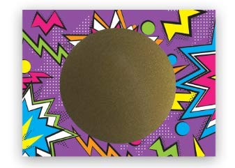 500 Silver & 500 Gold 1.5 Inch Round Scratch Off Stickers - 1000 Pack for Lottery Tickets, Prize Reveals, Promotional Events & Marketing Campaigns