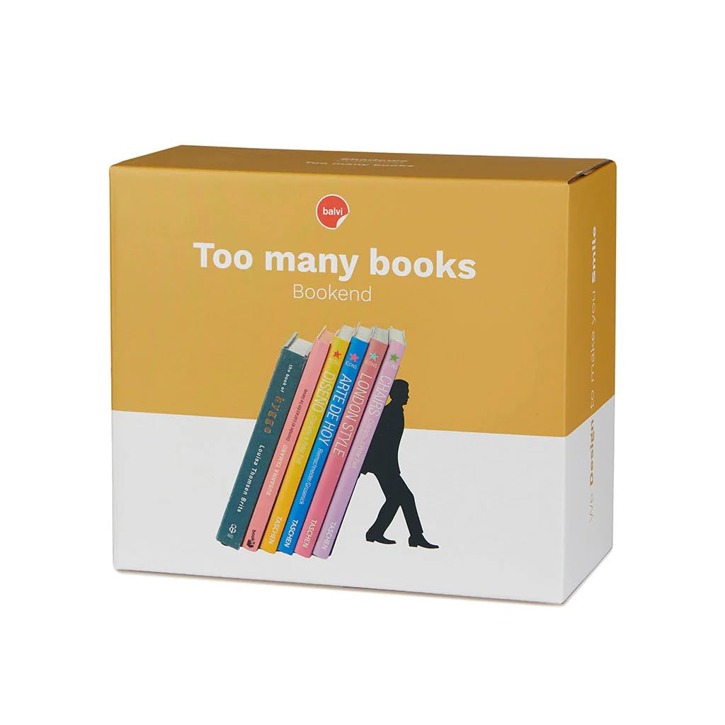 Sturdy Bookends for Heavy Books - Decorative Book Holder for Shelves, Office & Home Library Organization
