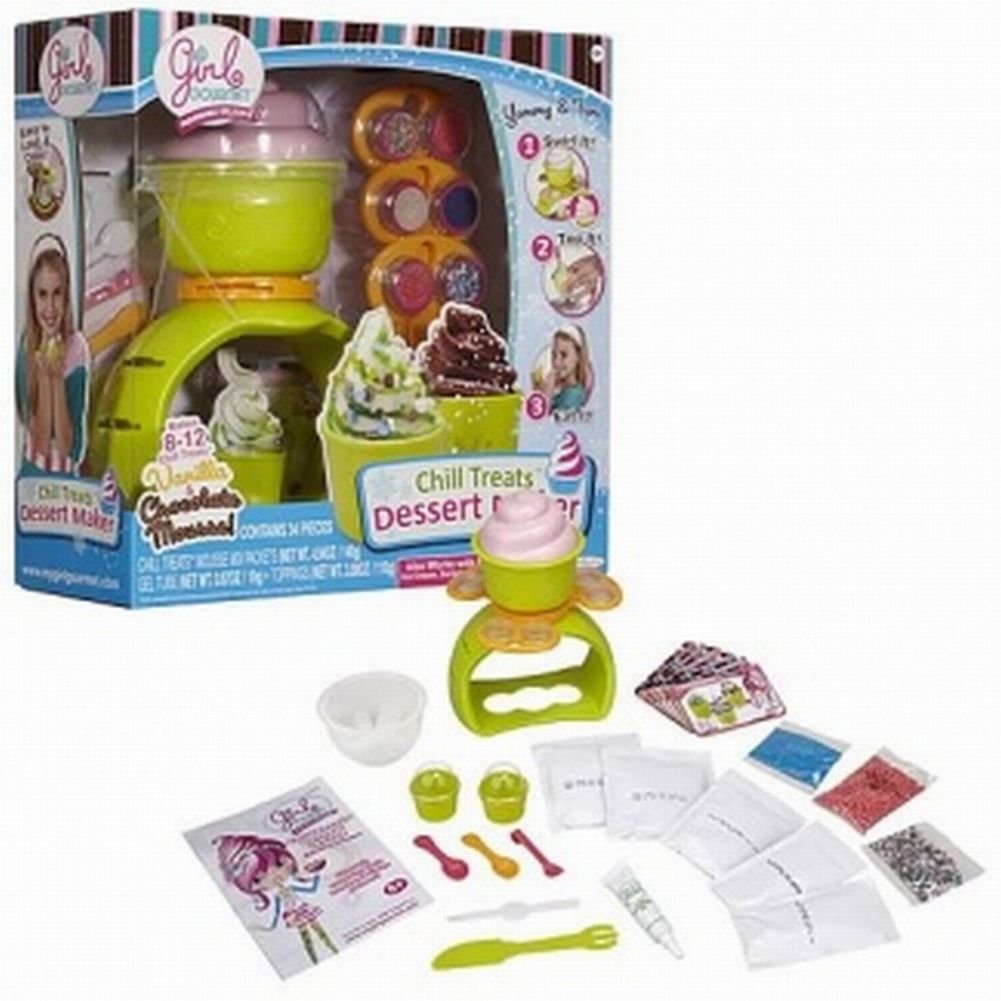 Chill Treats Dessert Maker - Homemade Ice Cream & Frozen Yogurt Machine for Healthy Snacks | Perfect for Family Fun, Parties & Summer Treats