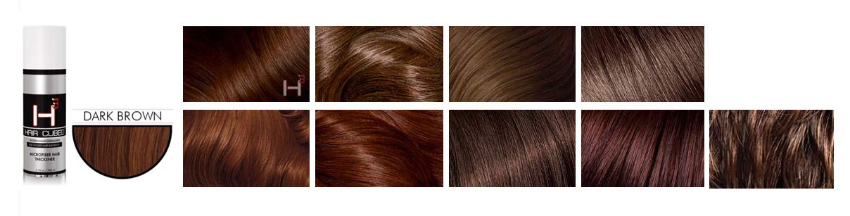 Thinning Hair Fiber Spray - 100% Waterproof Hair Thickening Formula for Instant Volume - 11 Natural Shades to Match Any Hair Color (Dark Brown) - Perfect for Daily Use, Special Occasions & Confidence Boosting