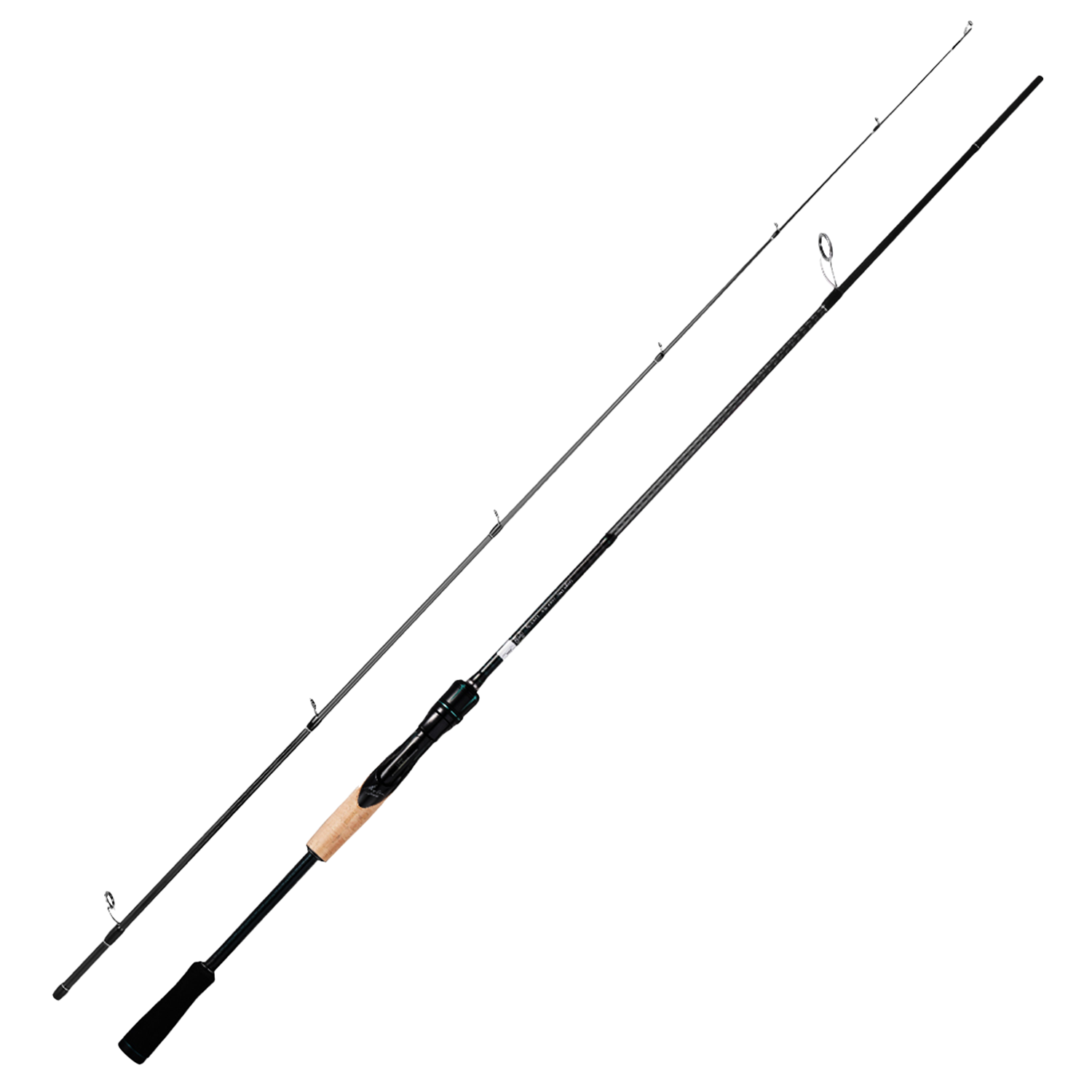 Magic L Two-Piece Spinning Rod - Lightweight Fishing Pole for Freshwater & Saltwater Anglers - Perfect for Shore Fishing, Boat Fishing, and Travel Adventures