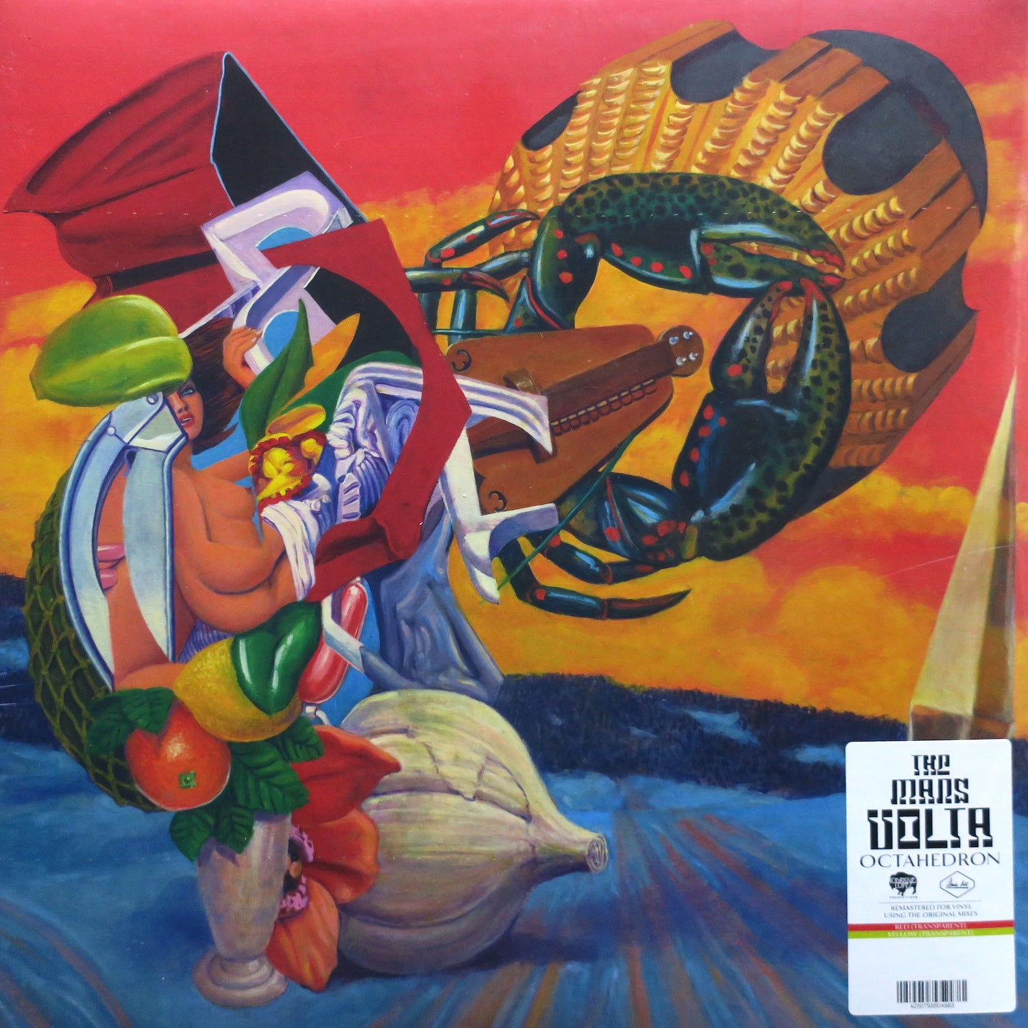 MARS VOLTA 'Octahedron' Limited Edition Red/Yellow Vinyl 2LP Record - Perfect for Music Collectors & Vinyl Enthusiasts, Great for Home Listening & Gifts