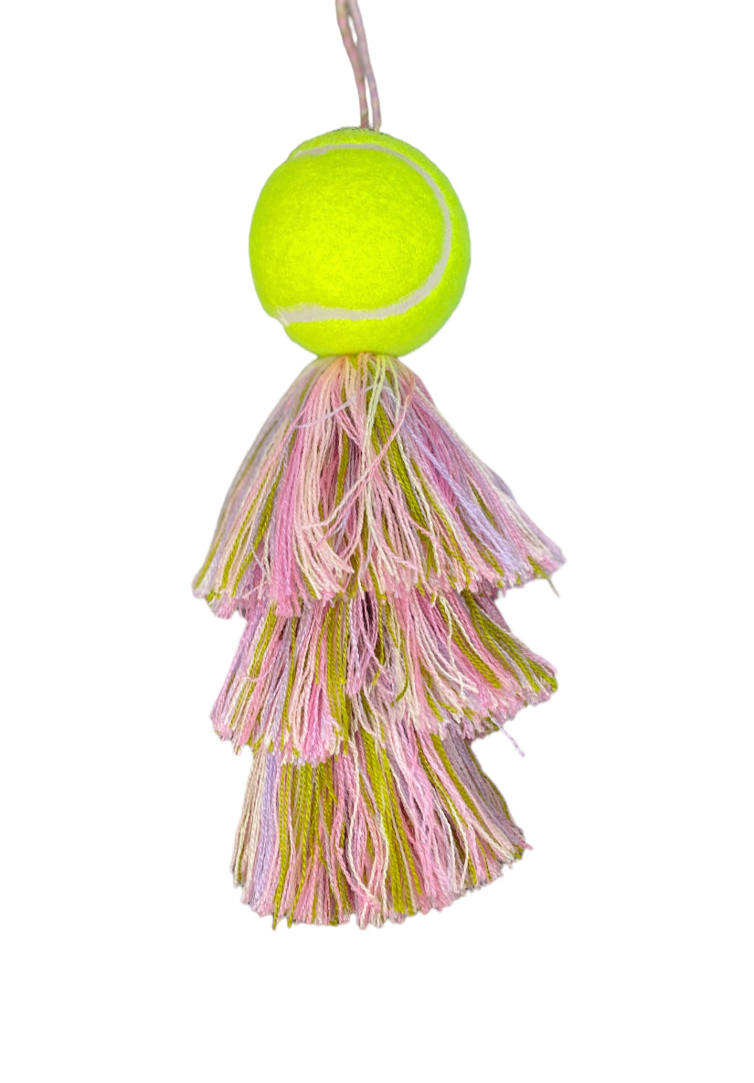 Tennis Ball Pom for Dogs - Durable Chew Toy for Small & Large Breeds - Fun Fetch & Training Accessory - Perfect for Outdoor Play & Indoor Exercise