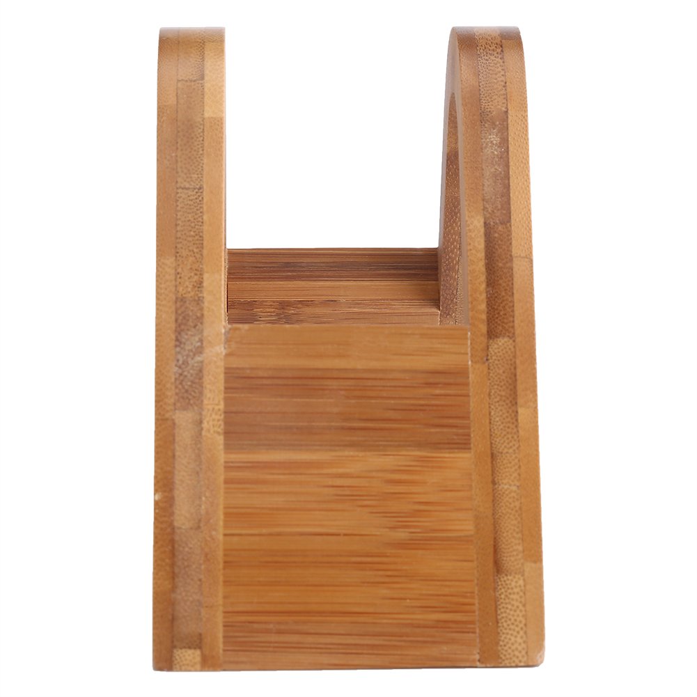 Wooden Coffee Filter Paper Holder - Durable Wooden Paper Filter Bracket Dispenser Rack for Espresso Machine & Coffee Maker | Perfect for Kitchen Countertop & Coffee Station Organization