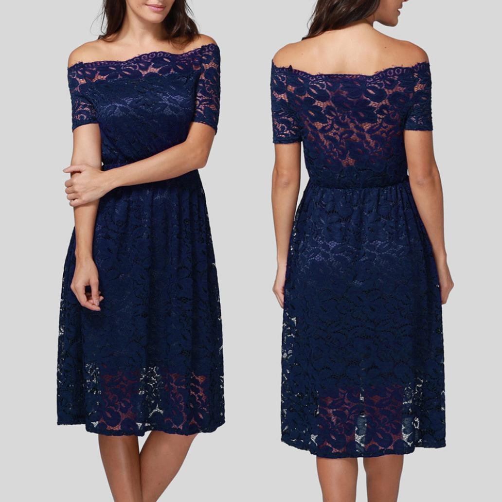 FORUU Women's Elegant Lace Wedding Dress - A-Line Bridesmaid Gown for Prom, Party & Special Occasions | Perfect for Weddings, Formal Events & Evening Celebrations