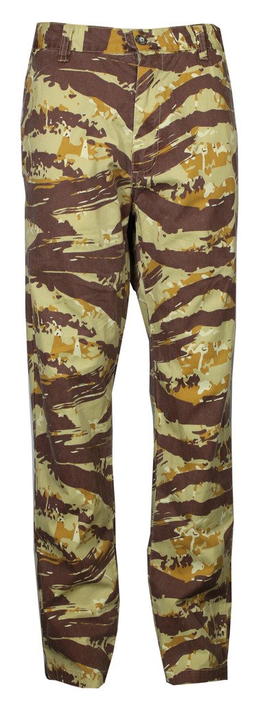 Men's Flat Front Washed Camo Chino Pants - Comfortable Casual & Work Wear for Outdoor Activities and Office