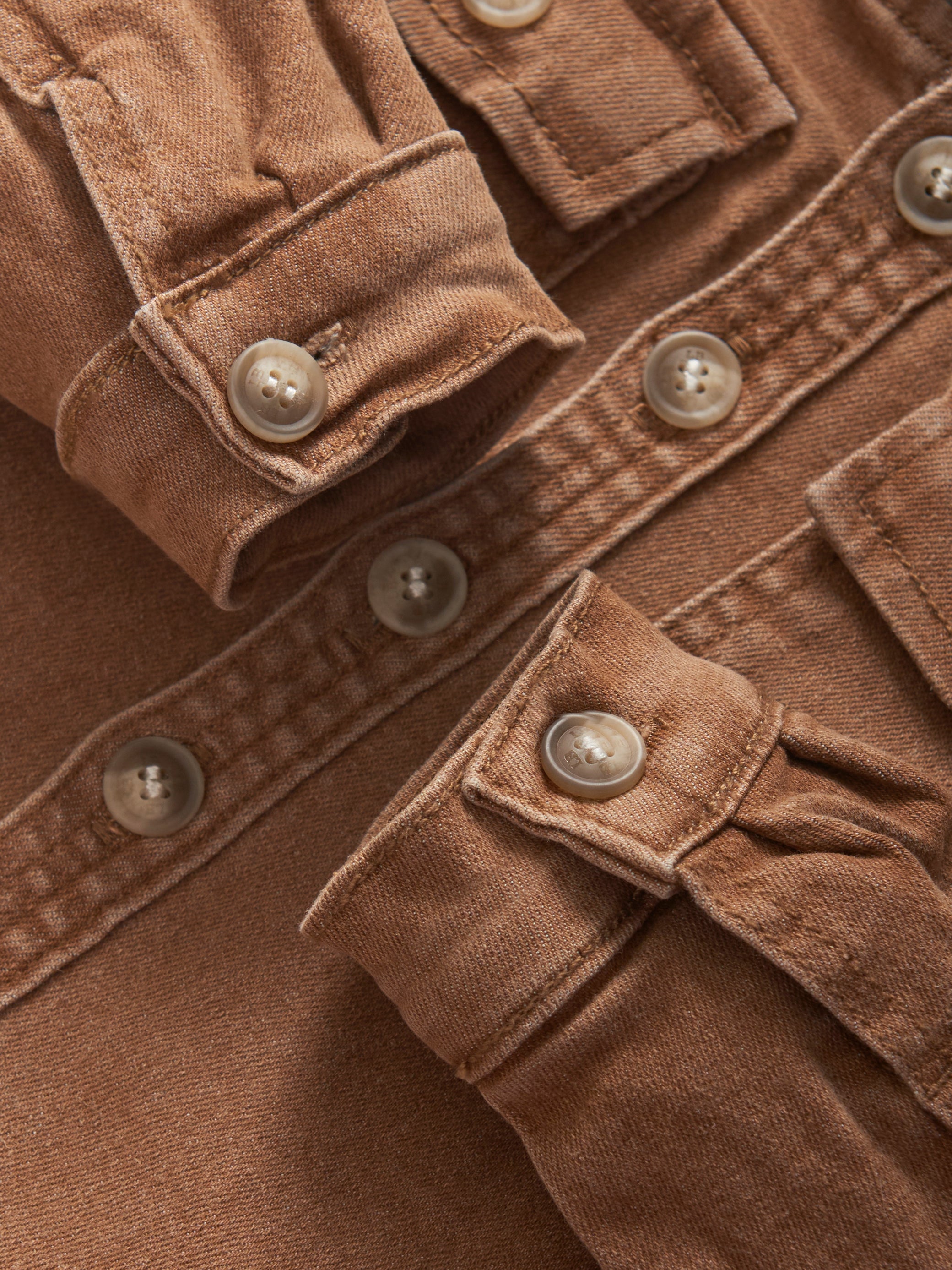 Men's Hooded Denim Shacket Jacket in Camel Color - Stylish Casual Outerwear for Fall & Winter | Perfect for Streetwear, Layering, and Outdoor Activities