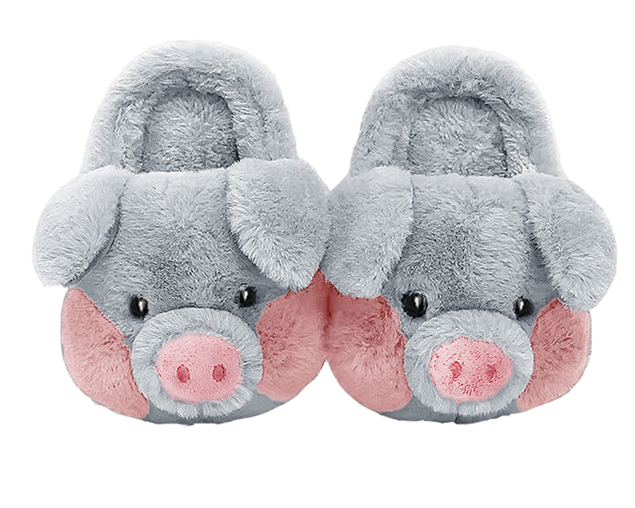 YILANLAN Women's Plush Pig Slippers - Soft Cotton House Slippers for Indoor Comfort, Cute Animal Slippers for Home, Lounge & Relaxation