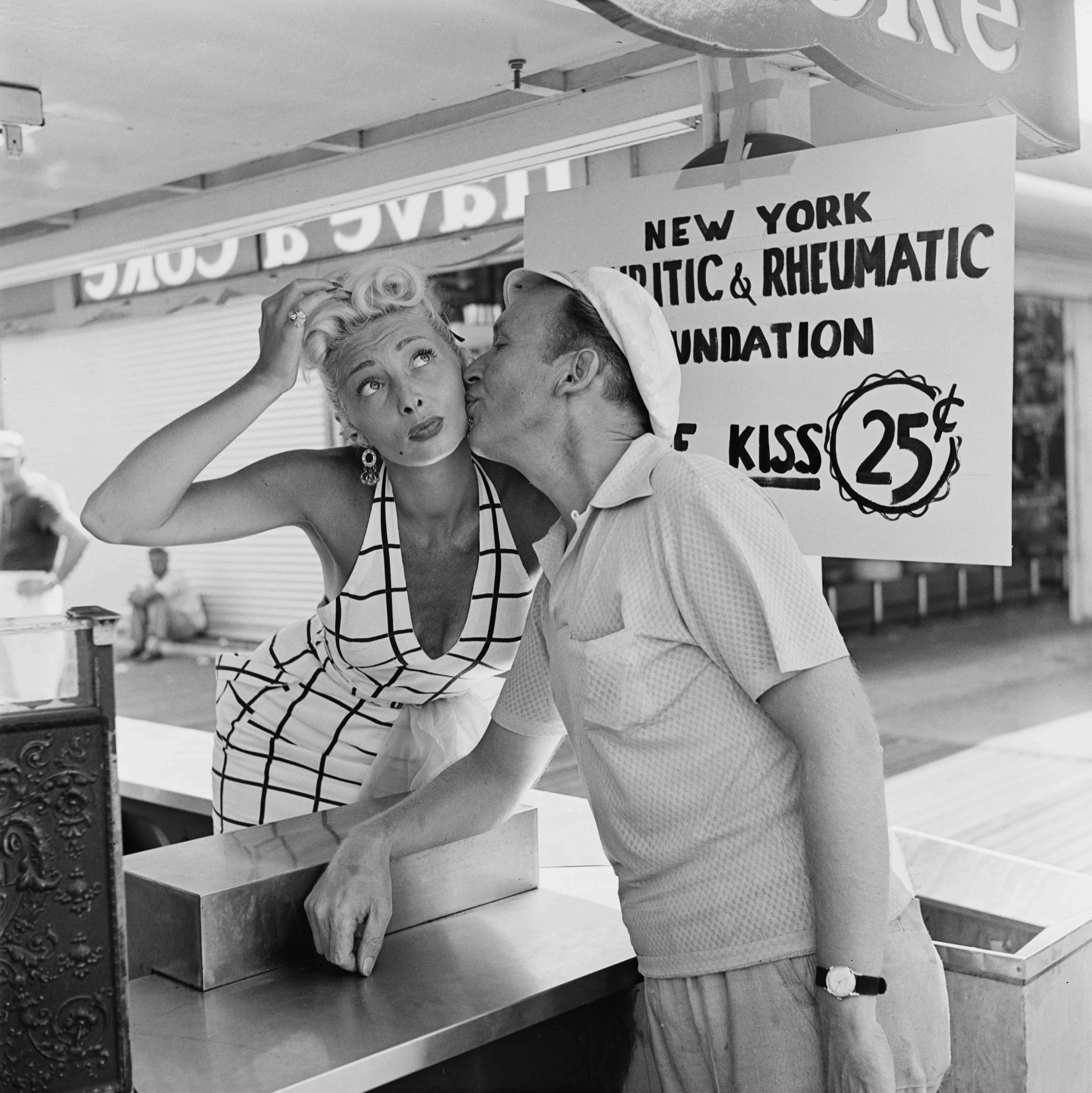 Romantic Kissing Booth Photo - High-Quality Getty Images for Weddings, Events & Social Media