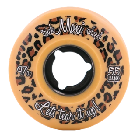 Moxi Trick Wheels 97A Hardness - Set of 4 Skateboard Wheels for Aggressive Street Skating and Park Tricks