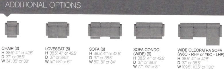Art Of Options Sectional Sofa - Modern Modular Sectional Couch with Reversible Chaise for Living Room, Lounge & Family Room - Perfect for Small Spaces & Home Theater